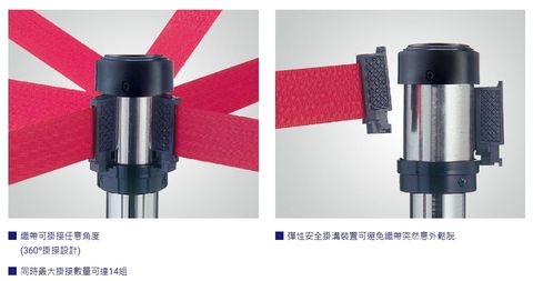 RS-A2 萬向伸縮帶欄柱(標準型・2米):圖片 8