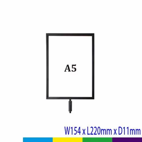 RP-S51BK 鐵框標示牌組(黑色)