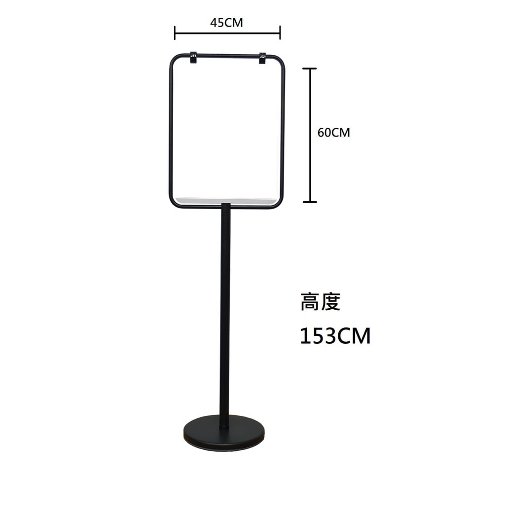 圓管框 不鏽鋼管雙面告示牌:圖片 3